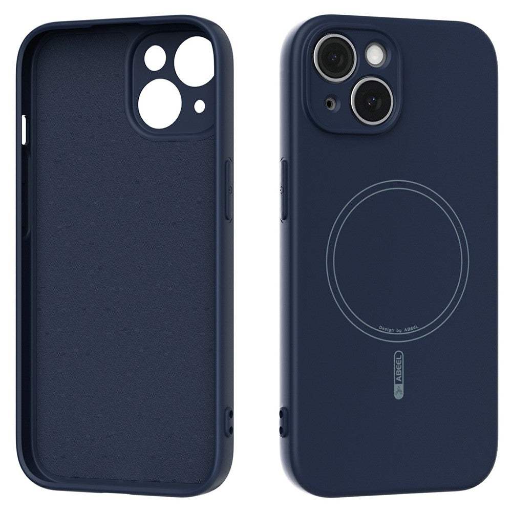 ABEEL Cover til iPhone 13 Kompatibel med MagSafe Hudvenlig Flydende Silikone Telefon Bagcover