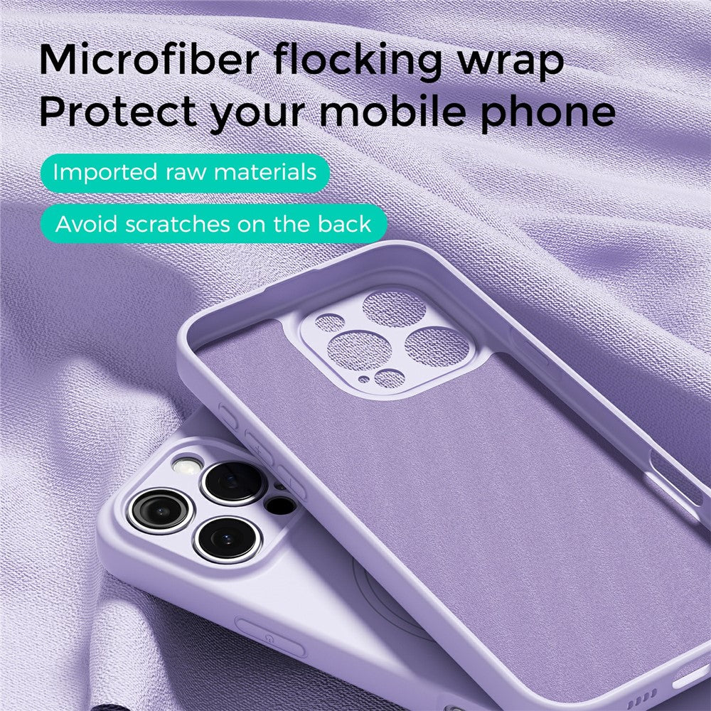 ABEEL For iPhone 13 Pro Case Compatible with MagSafe Skin Touch Liquid Silicone Phone Back Cover