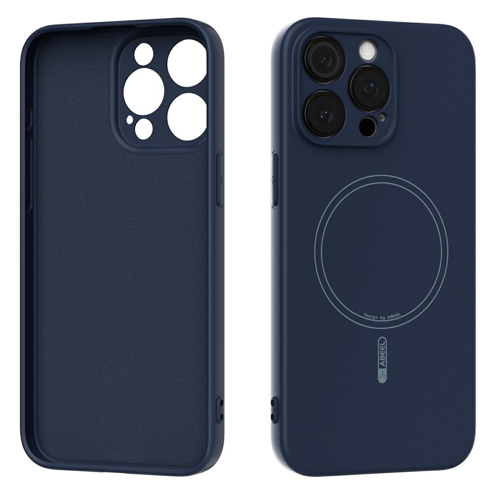 ABEEL For iPhone 13 Pro Max Case Compatible with MagSafe Skin Touch Liquid Silicone Phone Back Cover