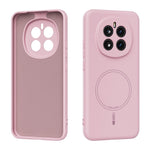 ABEEL For Honor Magic7 5G Magnetic Case Skin Touch Liquid Silicone Phone Back Cover