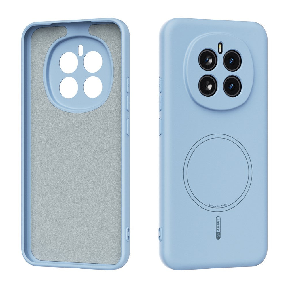 ABEEL For Honor Magic7 5G Magnetic Case Skin Touch Liquid Silicone Phone Back Cover