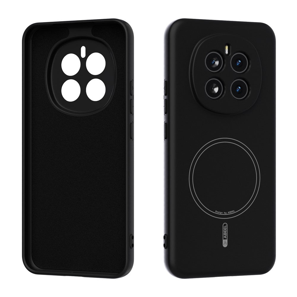 ABEEL For Honor Magic7 5G Magnetic Case Skin Touch Liquid Silicone Phone Back Cover