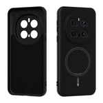 ABEEL For Honor Magic7 Pro 5G Magnetic Case Skin Touch Liquid Silicone Phone Back Cover