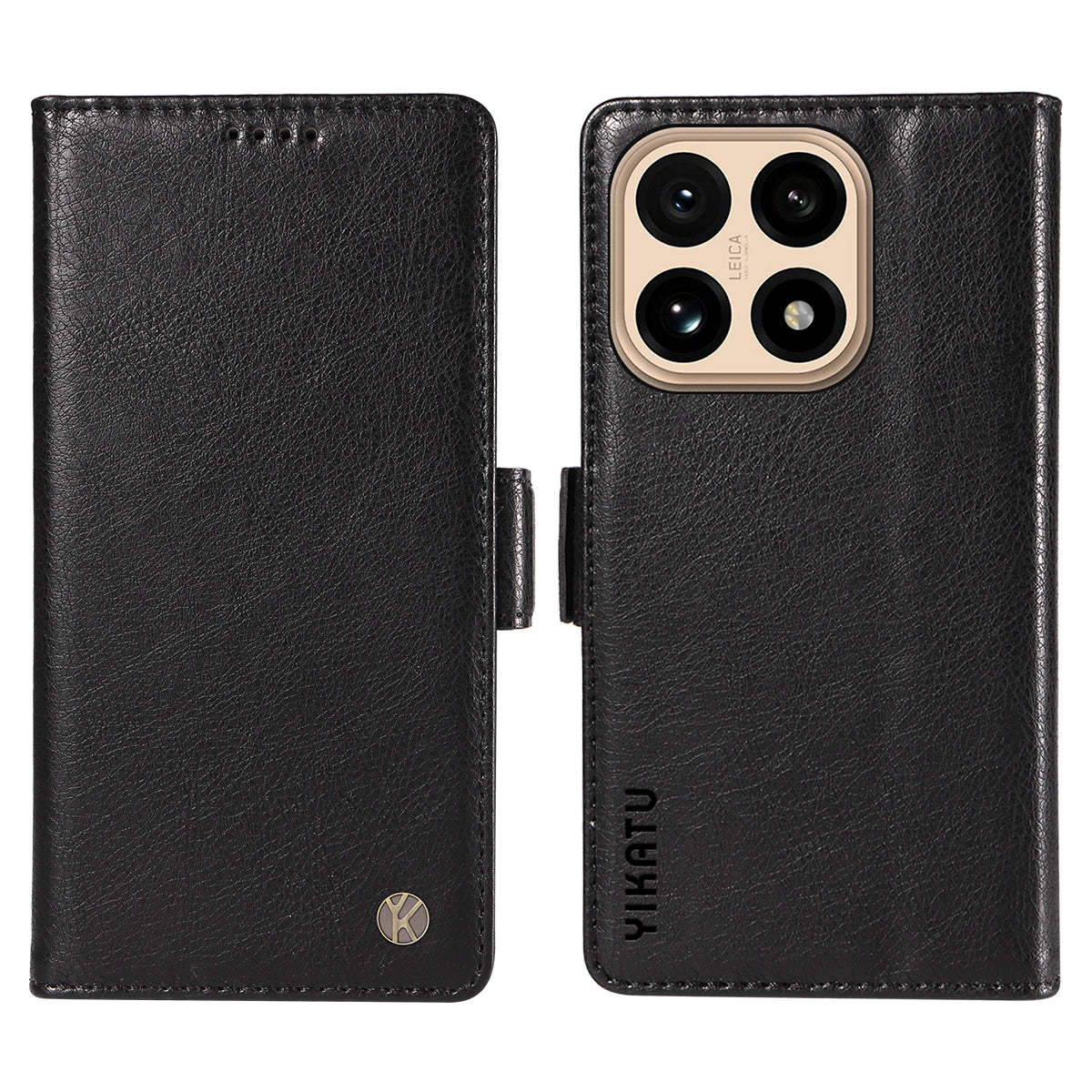 YIKATU For Xiaomi 15T Case  YK-007 Litchi Texture PU Leather Wallet Phone Cover