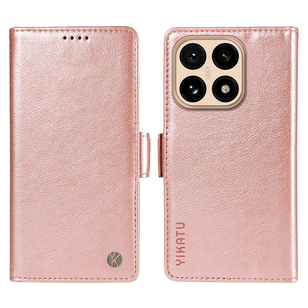 YIKATU For Xiaomi 15T Case  YK-007 Litchi Texture PU Leather Wallet Phone Cover