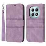 For Xiaomi Poco M8 5G / Redmi Note 15 5G (Global) / 15 4G (Global) Case Wallet Skin-Touch Leather Imprinted Phone Cover with Wrist Strap