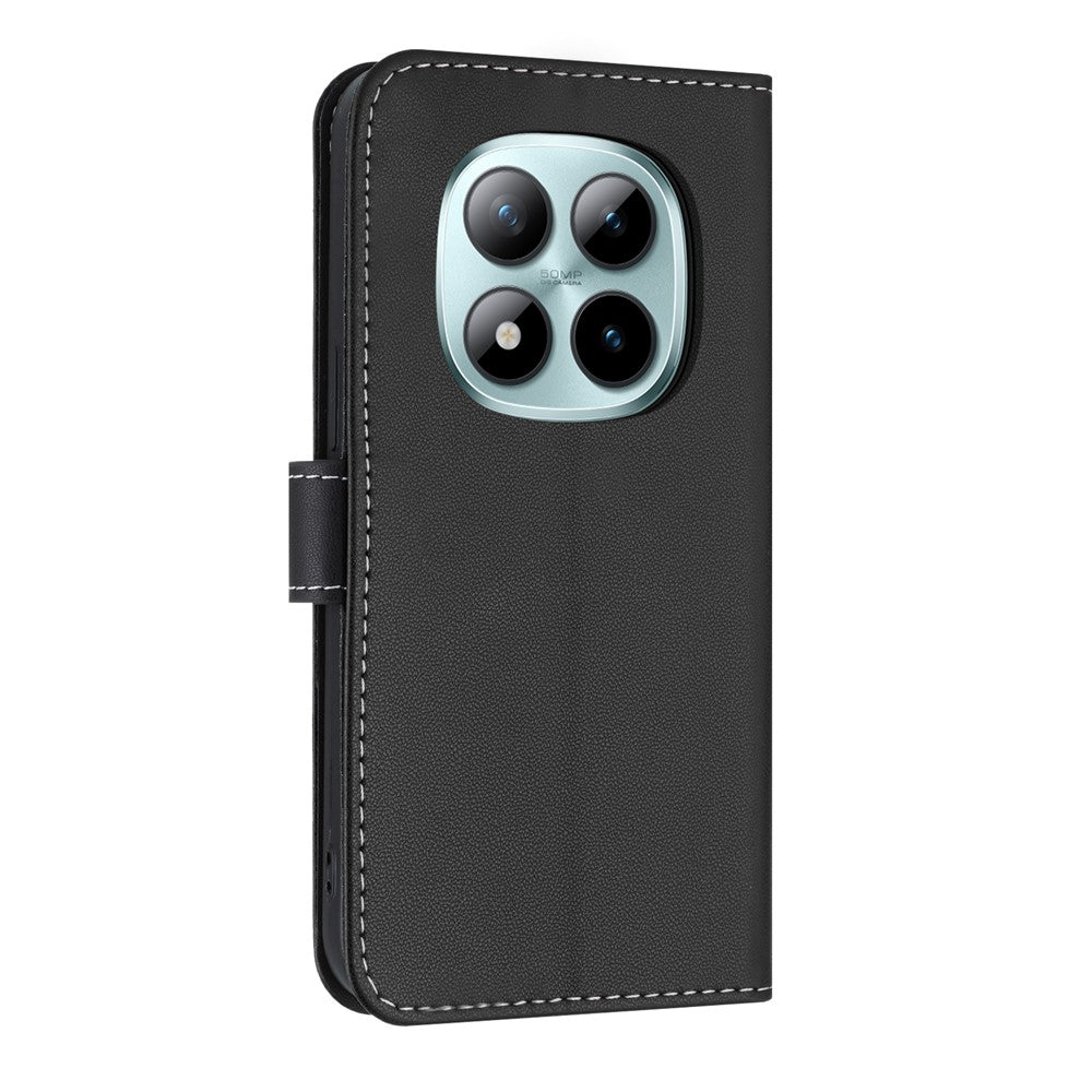 For Xiaomi Poco M8 Pro 5G / Redmi Note 15 Pro+ 5G (Global) Case Bowknot Decor Wallet Leather Phone Cover with Wrist Strap