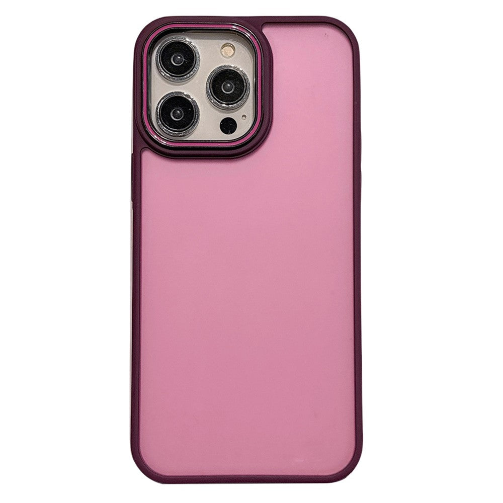 For iPhone 12 / 12 Pro Case PC + TPU Anti-Slip Matte Phone Cover