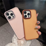 For iPhone 12 / 12 Pro Case PC + TPU Anti-Slip Matte Phone Cover