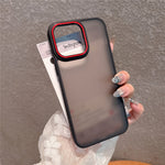 For iPhone 12 / 12 Pro Case PC + TPU Anti-Slip Matte Phone Cover