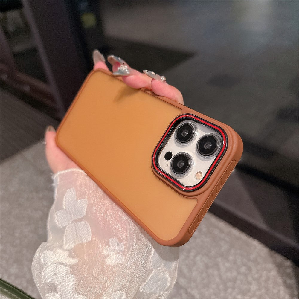 For iPhone 12 / 12 Pro Case PC + TPU Anti-Slip Matte Phone Cover