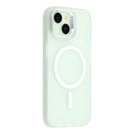 For iPhone 15 Plus / 14 Plus Case Compatible with MagSafe Lens Kickstand TPU + PC Matte Phone Cover