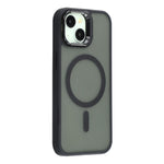 For iPhone 15 Plus / 14 Plus Case Compatible with MagSafe Lens Kickstand TPU + PC Matte Phone Cover