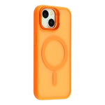 For iPhone 15 Plus / 14 Plus Case Compatible with MagSafe Lens Kickstand TPU + PC Matte Phone Cover