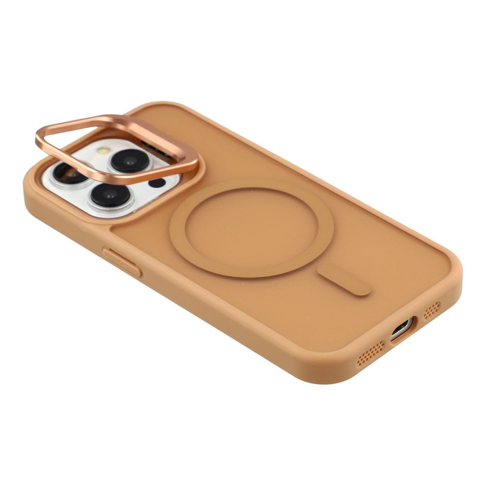 For iPhone 13 Pro Case Compatible with MagSafe Lens Kickstand TPU + PC Matte Phone Cover