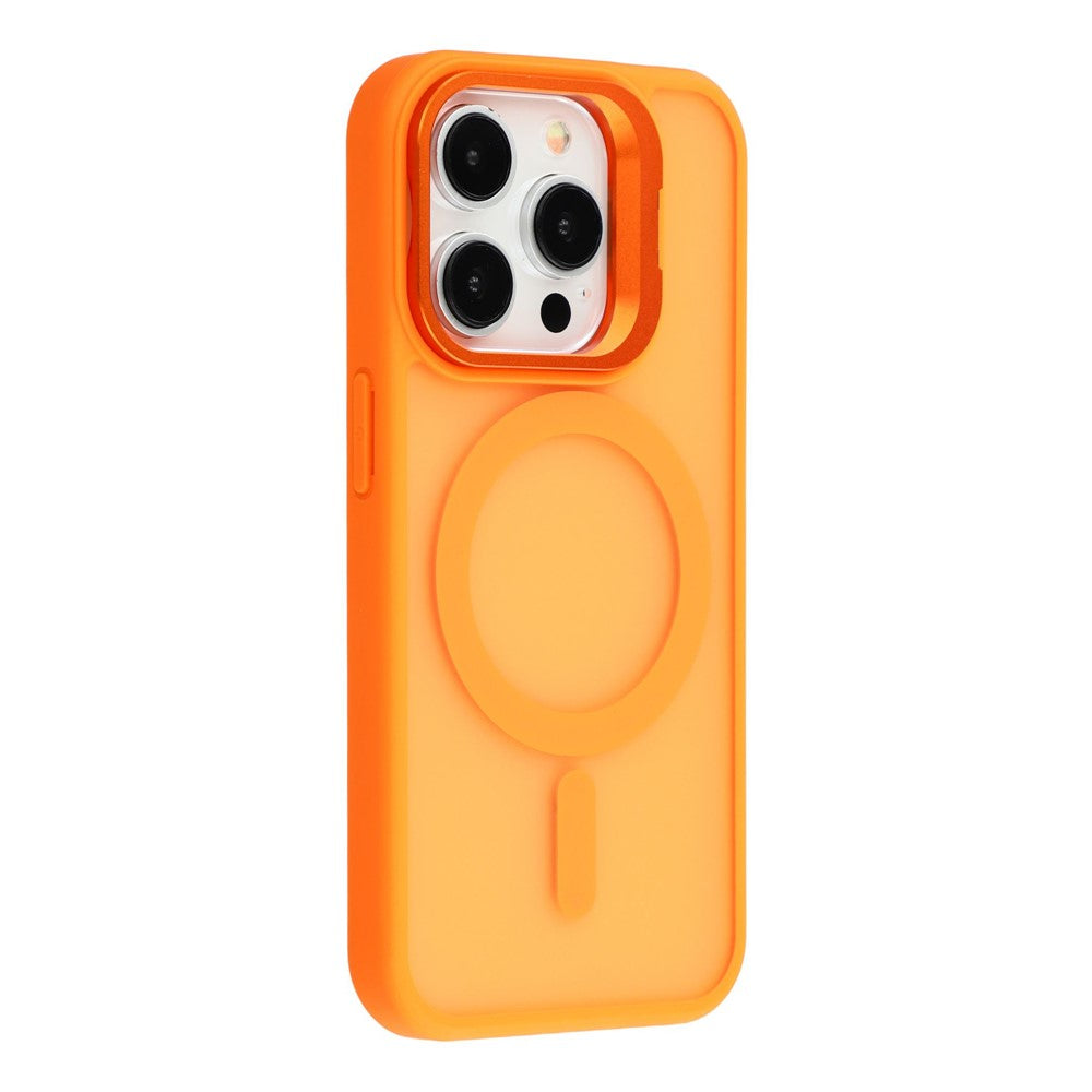 For iPhone 13 Pro Case Compatible with MagSafe Lens Kickstand TPU + PC Matte Phone Cover