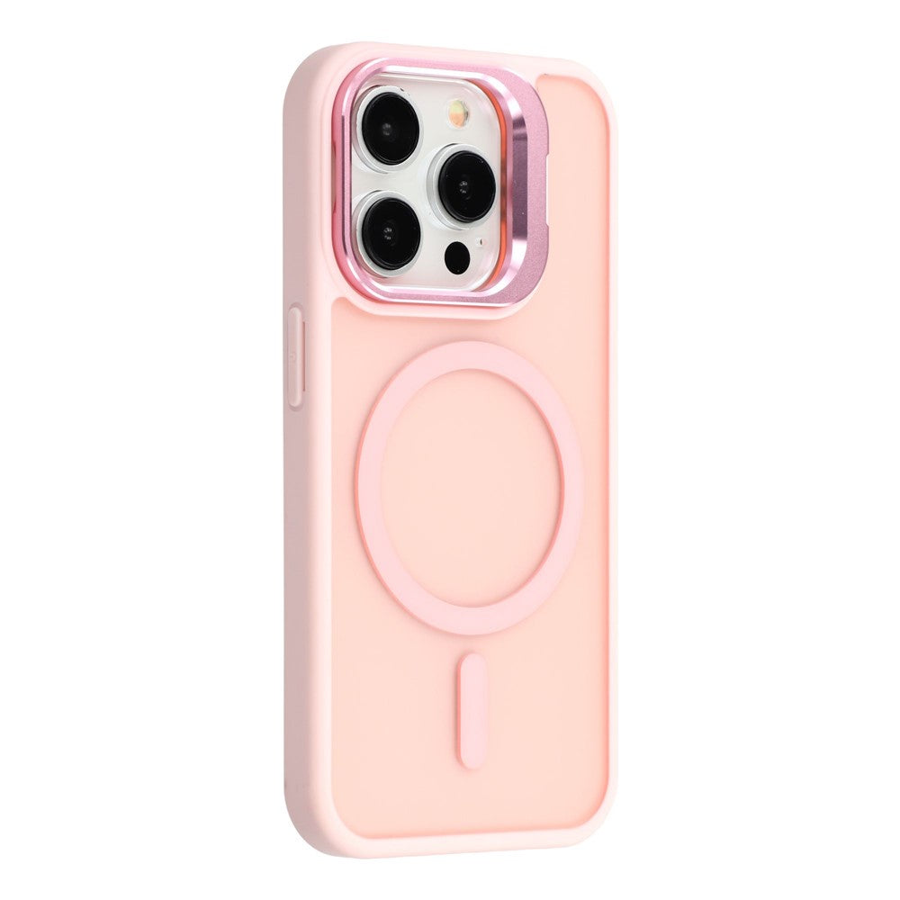 For iPhone 13 Pro Case Compatible with MagSafe Lens Kickstand TPU + PC Matte Phone Cover