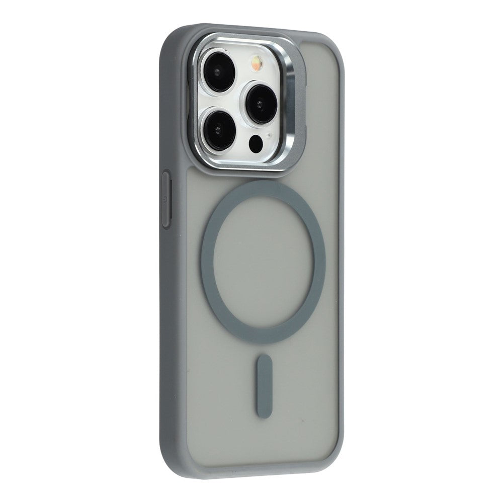 For iPhone 13 Pro Case Compatible with MagSafe Lens Kickstand TPU + PC Matte Phone Cover