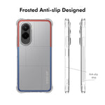 ENKAY HAT PRINCE För Xiaomi Poco M7 4G (169mm) / Xiaomi Poco M7 Plus 5G Genomskinligt mobilskal Stötsäkert Halkfritt TPU-Skal