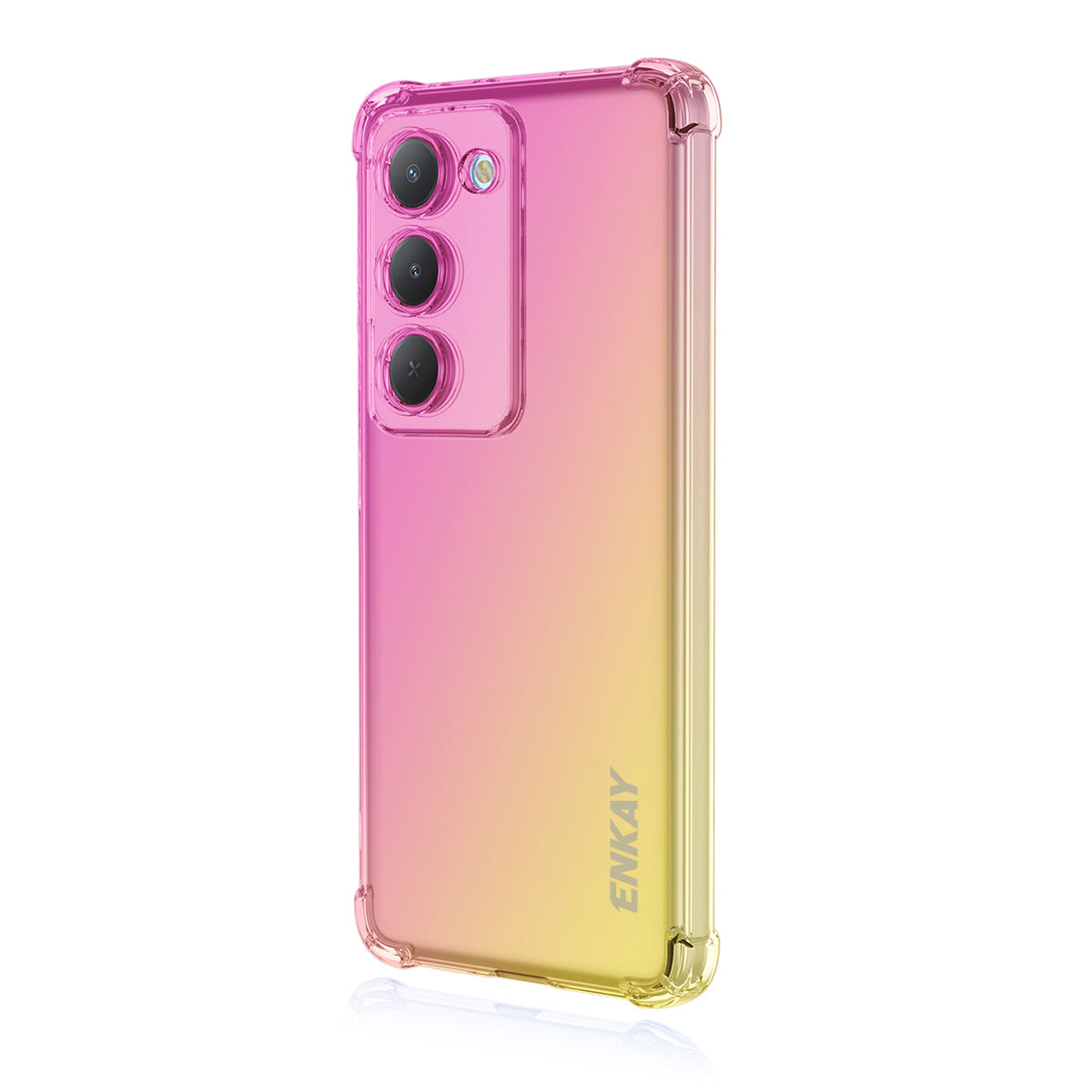 ENKAY til Xiaomi Redmi 15 4G (EU) (171mm) / Xiaomi Redmi 15 5G (EU) (171mm) TPU-etui, fortykket, faldsikkert bagsidecover med fire hjørner.