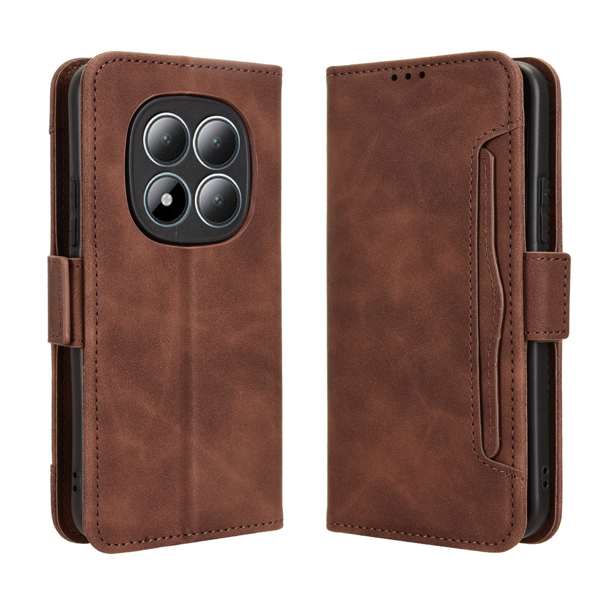 For Xiaomi Redmi Note 15 Pro 5G (Global) Leather Case Phone Wallet Cover with Multiple Card Slots