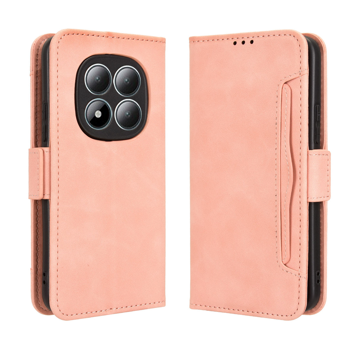 For Xiaomi Redmi Note 15 Pro 5G (Global) Leather Case Phone Wallet Cover with Multiple Card Slots