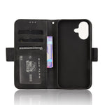 For iPhone 17 Leather Case Phone Wallet Cover with Multiple Card Slots
