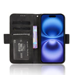 For iPhone 17 Leather Case Phone Wallet Cover with Multiple Card Slots