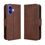 For iPhone 17 Leather Case Phone Wallet Cover with Multiple Card Slots
