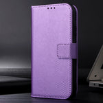 For Xiaomi Poco M8 5G / Redmi Note 15 5G (Global) / Note 15 4G (Global) Leather Wallet Case with Strap Diamond Texture Phone Cover