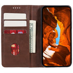 For Xiaomi Redmi Turbo 4 Pro 5G / Poco F7 5G Case Strong Magnetic PU Leather Phone Cover Calf Texture