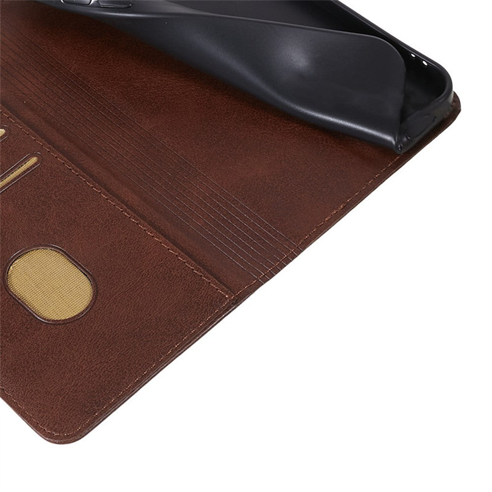 For Xiaomi Redmi Turbo 4 Pro 5G / Poco F7 5G Case Strong Magnetic PU Leather Phone Cover Calf Texture