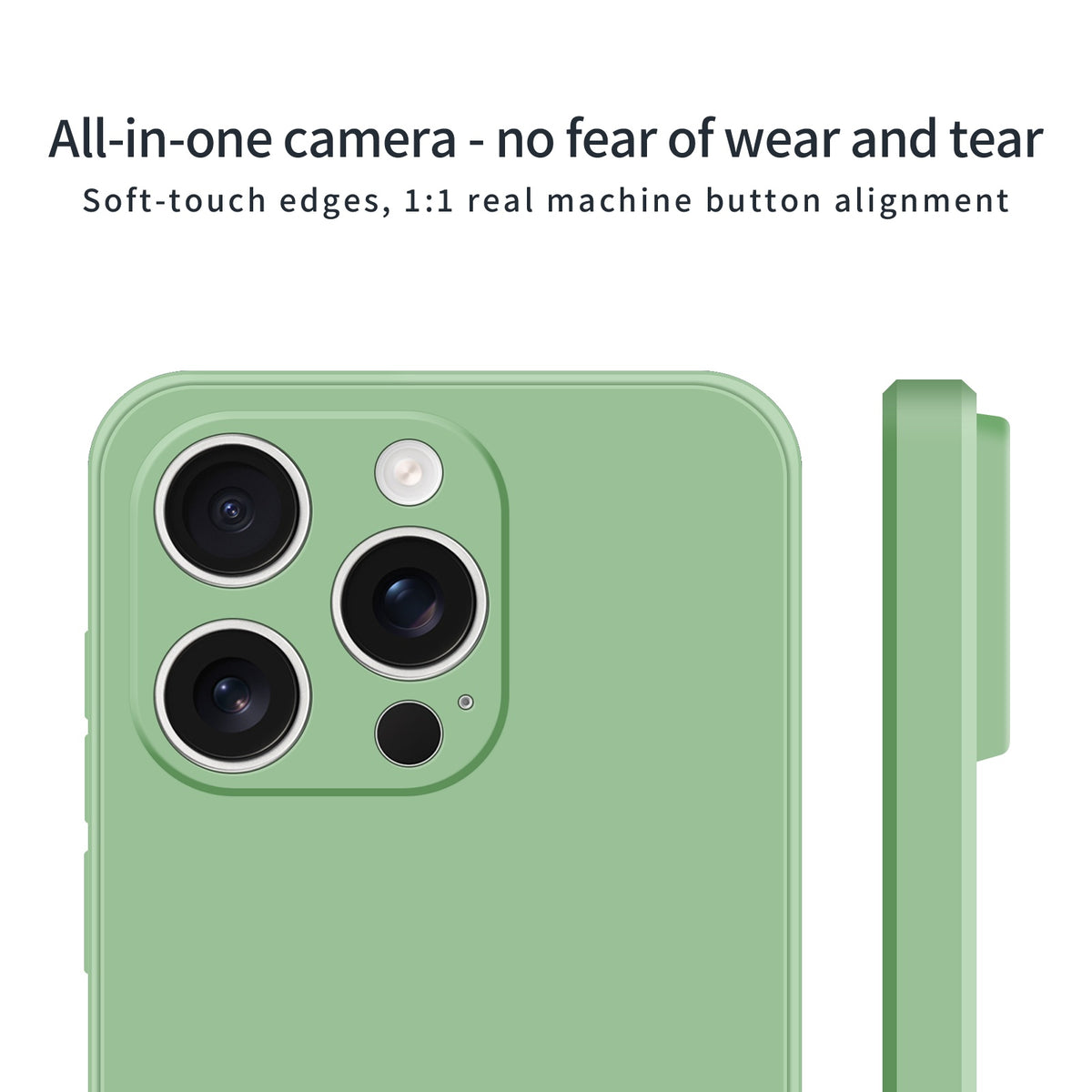 MOFI For iPhone 13 Pro Max 6.7 inch Case  Skin Touch Soft TPU Protective Phone Cover