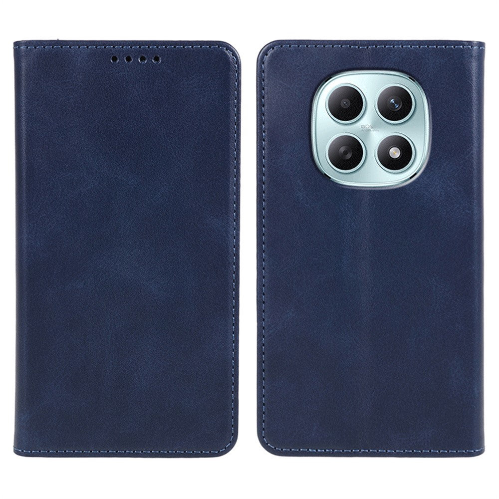 Xiaomi Poco M8 5G / Redmi Note 15 5G (Global) / 15 4G (Global) skal starkt magnetiskt PU-läder mobilskal vadstruktur