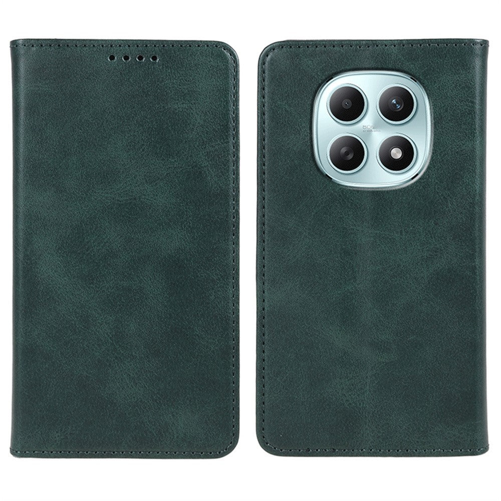 Xiaomi Poco M8 5G / Redmi Note 15 5G (Global) / 15 4G (Global) skal starkt magnetiskt PU-läder mobilskal vadstruktur