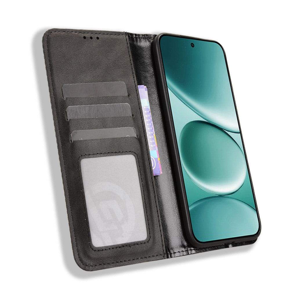 For Xiaomi Poco M8 Pro 5G / Redmi Note 15 Pro+ 5G (Global) Leather Case Wallet Stand Retro Texture Phone Cover