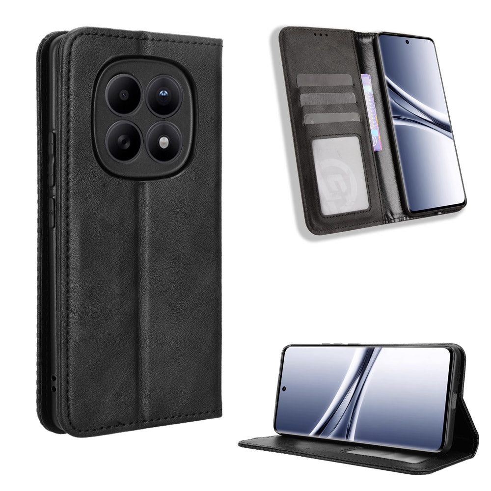For Xiaomi Poco M8 5G / Redmi Note 15 5G (Global) / Note 15 4G (Global) Leather Case Wallet Stand Retro Texture Phone Cover