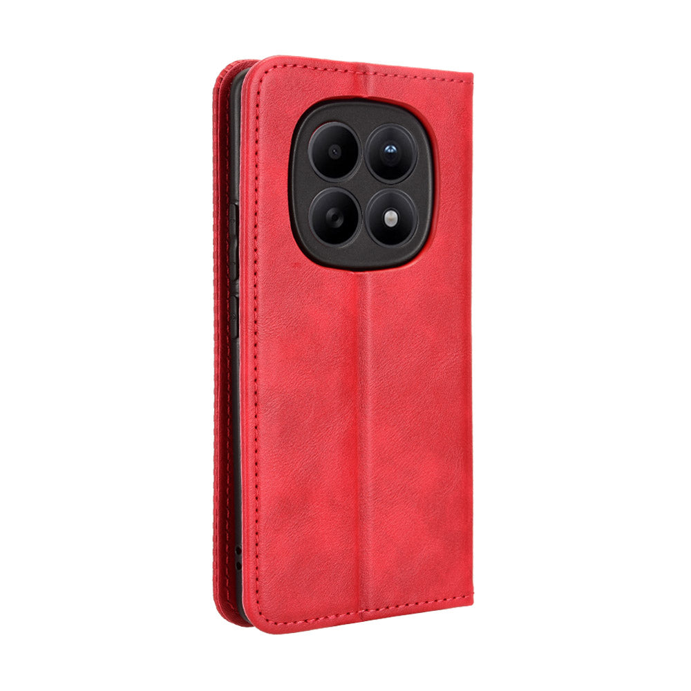 For Xiaomi Poco M8 5G / Redmi Note 15 5G (Global) / Note 15 4G (Global) Leather Case Wallet Stand Retro Texture Phone Cover