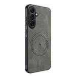 WANLONFENG Magnetiskt Skal För Samsung Galaxy S25 FE SD1-serien Nappa Textur PC TPU mobilskal