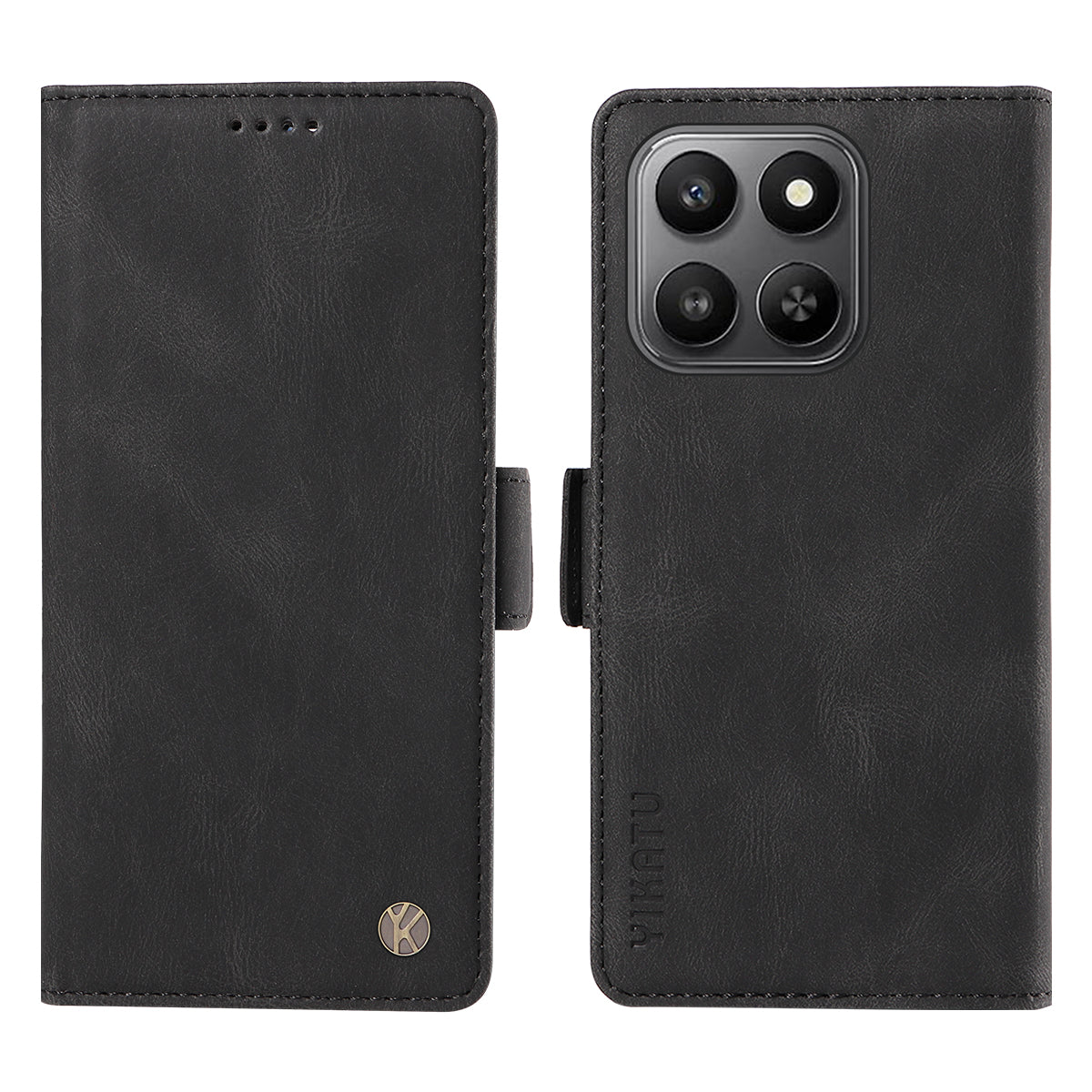 YIKATU For Honor 400 Smart 5G / 4G / X7d 4G Leather Case  YK-005 Skin-touch Feeling Wallet Phone Cover