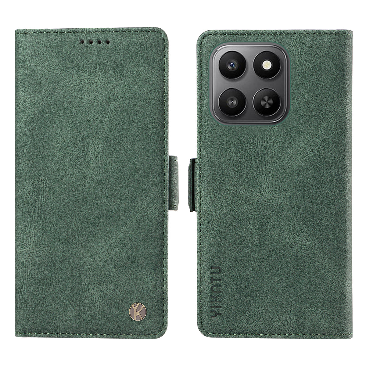 YIKATU For Honor 400 Smart 5G / 4G / X7d 4G Leather Case  YK-005 Skin-touch Feeling Wallet Phone Cover