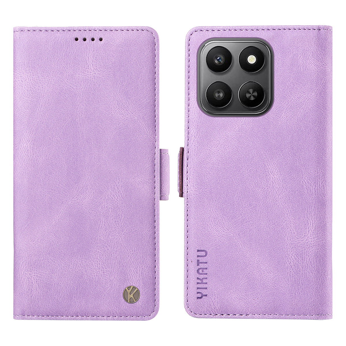 YIKATU For Honor 400 Smart 5G / 4G / X7d 4G Leather Case  YK-005 Skin-touch Feeling Wallet Phone Cover