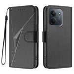 Xiaomi Redmi 15C 5G (EU) (173 mm) / Xiaomi Redmi 15C 4G (EU) (173 mm) fodral triangulärt läderfodral med snodd