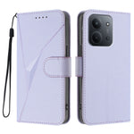 Xiaomi Redmi 15C 5G (EU) (173 mm) / Xiaomi Redmi 15C 4G (EU) (173 mm) fodral triangulärt läderfodral med snodd