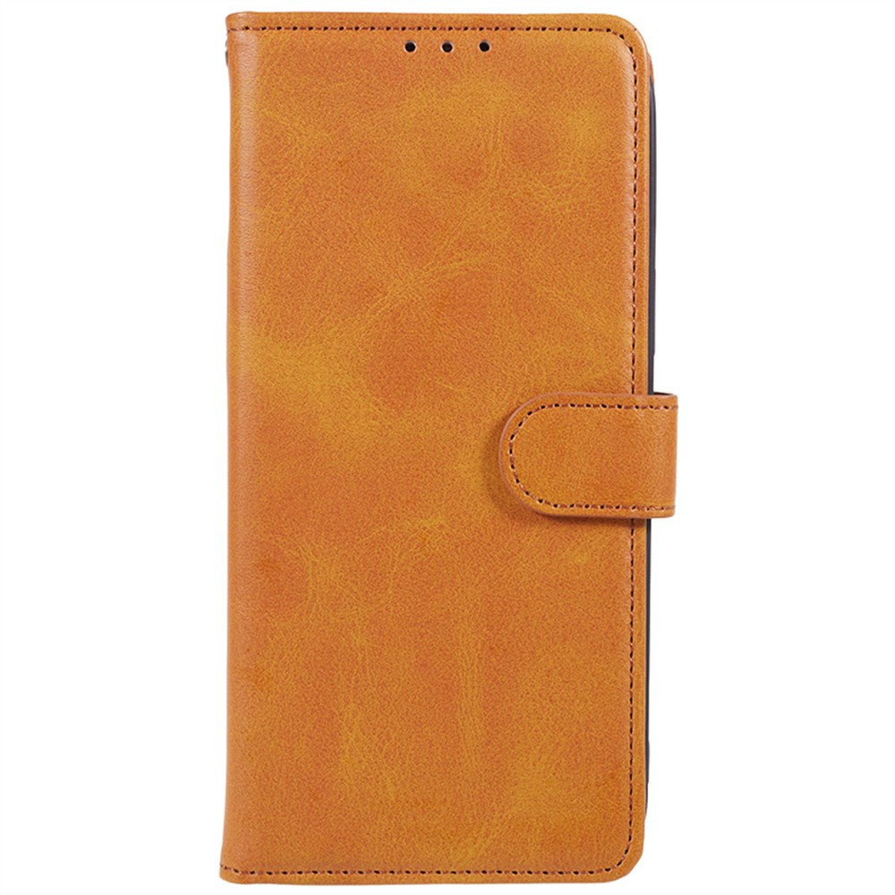 Xiaomi Poco M8 5G / Redmi Note 15 5G (Global) / 15 4G (Global) fodral, plånboksfodral i PU-läder med kalvstruktur och handledsrem