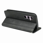 For Xiaomi Poco M8 5G / Redmi Note 15 5G (Global) / 15 4G (Global) Case Hidden Magnetic Closure Calf Texture Leather Phone Cover