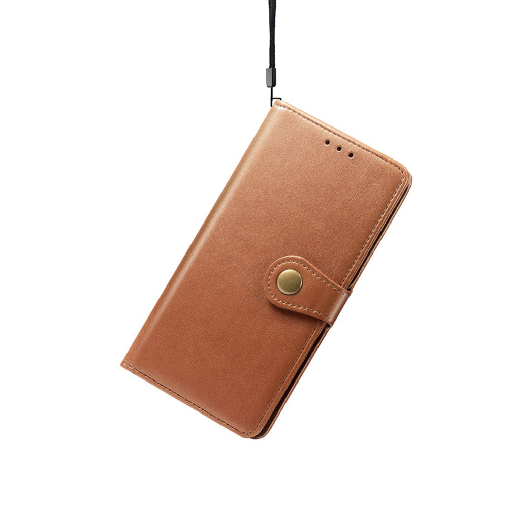 Phone Case For Xiaomi Redmi 15C 4G (EU) (173mm) / 15C 5G (EU) (173mm) / Poco C85 4G (173mm) Wallet Stand Leather Cover with Wrist Strap
