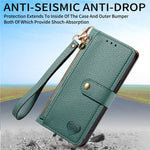 For Xiaomi Redmi 15C 4G (Global) (171mm)  /  Poco C85 4G (171mm) Case RFID Blocking Zipper Pocket Leather Wallet Phone Cover with Strap