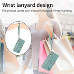 For Xiaomi Redmi 15C 4G (Global) (171mm)  /  Poco C85 4G (171mm) Case RFID Blocking Zipper Pocket Leather Wallet Phone Cover with Strap