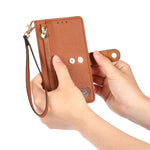 For Xiaomi Redmi 15C 4G (EU) (173mm)  /  15C 5G (EU) (173mm) Case RFID Blocking Zipper Pocket Leather Wallet Phone Cover with Strap